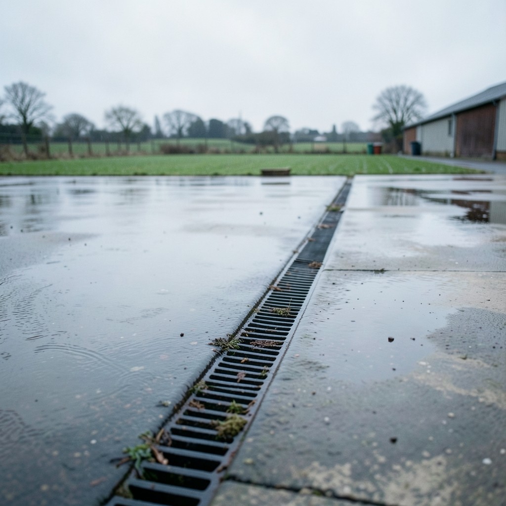 Yard Drainage That Survives Winter Traffic